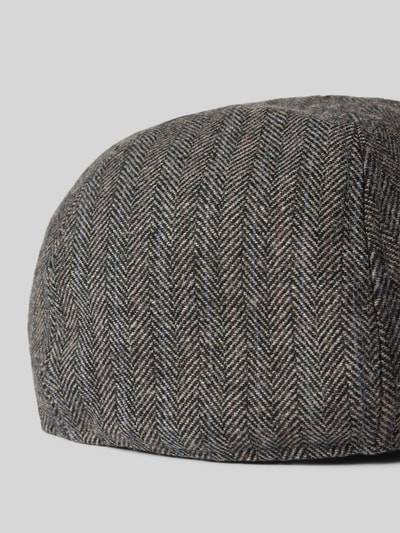 Peek & Cloppenburg BartsSchiebermütze mit Label-Badge Modell 'MR. MITCHELL' in dunkelgrau melange Großer Ausverkauf