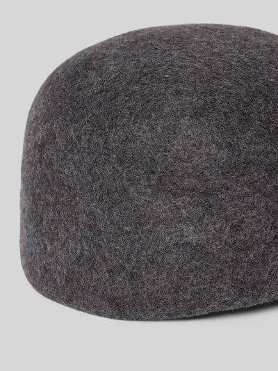 Peek & Cloppenburg Müller HeadwearSchiebermütze aus Wolle in dunkelgrau melange Flash Sale