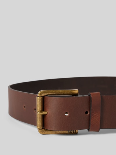Peek & Cloppenburg BOSSLedergürtel mit Dornschließe Modell 'Joris' in mittelbraun Cyber Monday