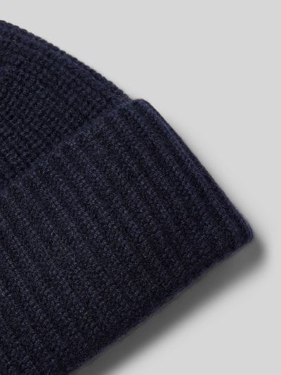 Peek & Cloppenburg MCNEALMütze aus reinem Kaschmir mit Label-Detail in marine Neueste Mode