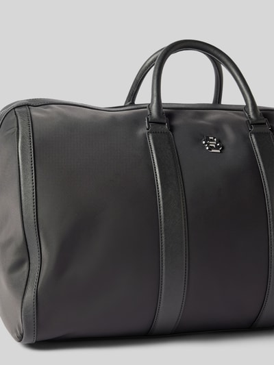 Peek & Cloppenburg BOSSDuffle Bag mit Label-Applikation Modell 'Holdall' in black Exklusive Angebote
