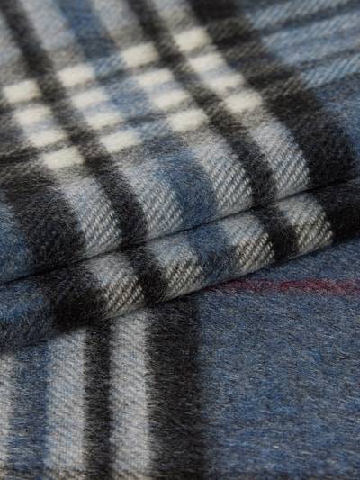 Peek & Cloppenburg Christian Berg MenSchal mit Fransen in jeansblau melange Große Rabatte