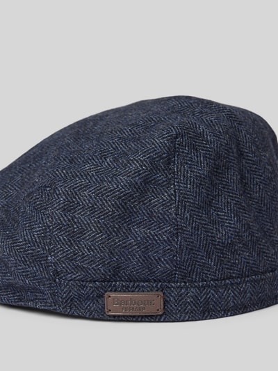Peek & Cloppenburg BarbourSchiebermütze mit Strukturmuster Modell 'Barlow' in marine Neuheiten
