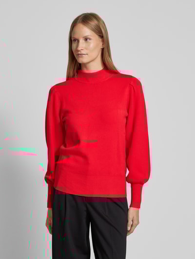 Peek & Cloppenburg YASStrickpullover mit Stehkragen Modell 'FONNY' in rot Neueste Stile