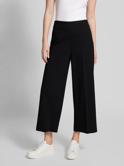 Peek & Cloppenburg OPUSWide Leg Stoffhose mit Bügelfalten Modell 'Misha city' in black Letzter Tag