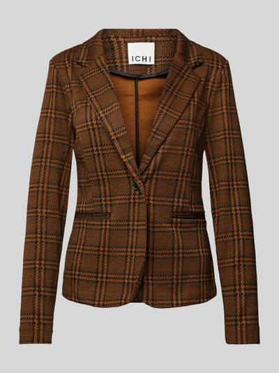 Peek & Cloppenburg ICHIBlazer mit Reverskragen Modell 'KATE' in mittelbraun Bis zu 65% Rabatt