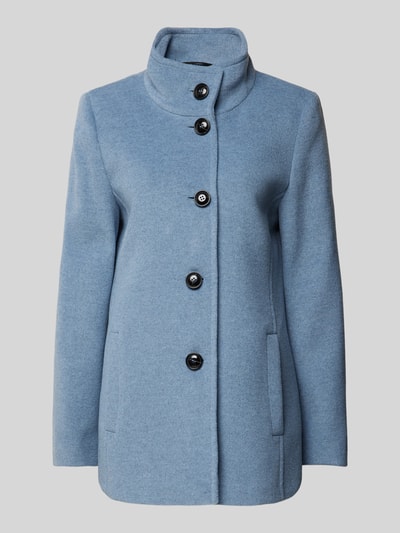 Peek & Cloppenburg Fuchs SchmittWolljacke mit Stehkragen und Knopfverschluss in bleu Nur für heute