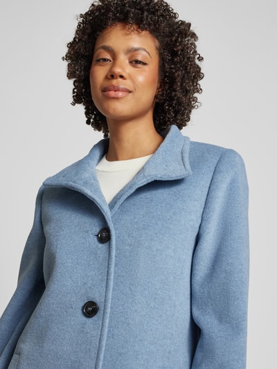 Peek & Cloppenburg Fuchs SchmittWolljacke mit Stehkragen und Knopfverschluss in bleu Nur für heute
