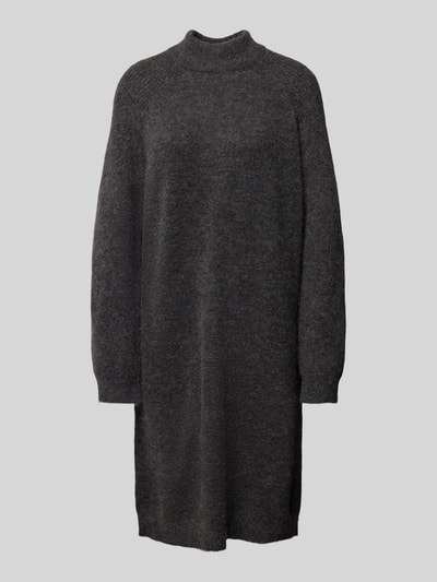 Peek & Cloppenburg Selected FemmeStrickkleid mit Stehkragen Modell 'LULU' in anthrazit Sonderangebot der Fabrik