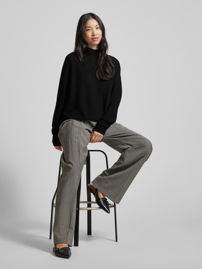 Peek & Cloppenburg DrykornStrickpullover aus Schurwolle mit Stehkragen Modell 'LYZA' in black Vierteljährliche Förderung