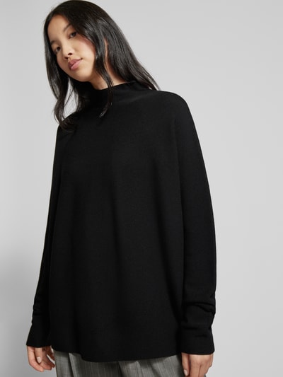 Peek & Cloppenburg DrykornStrickpullover aus Schurwolle mit Stehkragen Modell 'LYZA' in black Vierteljährliche Förderung