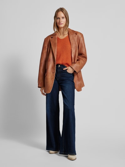 Peek & Cloppenburg CambioFlared Jeans mit 5-Pocket-Design Modell 'PALAZZO' in dunkelblau Discount Store für neue Produkte