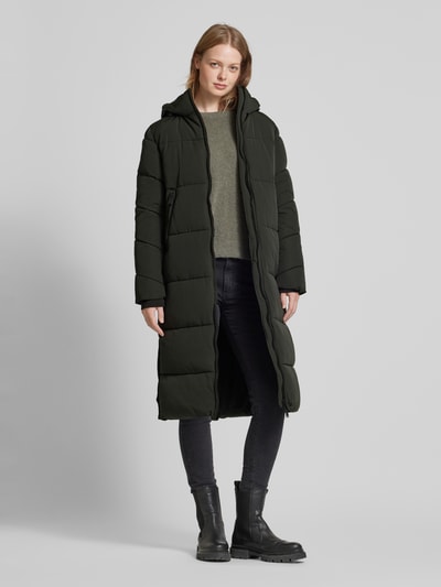 Peek & Cloppenburg WITHBLACKSteppmantel mit Kapuze in dunkelgruen Nur noch ein Tag übrig