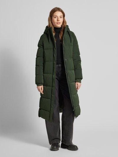 Peek & Cloppenburg Christian Berg Woman SelectionSteppmantel mit Kapuze in dunkelgruen 50% Rabatt mit kostenlosem Versand