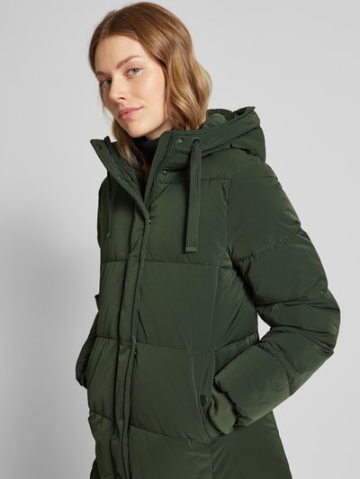Peek & Cloppenburg Christian Berg Woman SelectionSteppmantel mit Kapuze in dunkelgruen 50% Rabatt mit kostenlosem Versand
