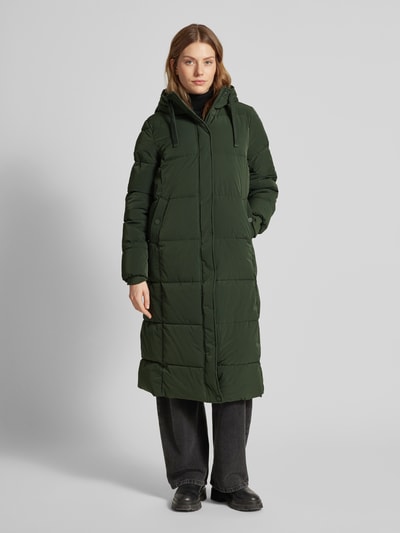 Peek & Cloppenburg Christian Berg Woman SelectionSteppmantel mit Kapuze in dunkelgruen 50% Rabatt mit kostenlosem Versand