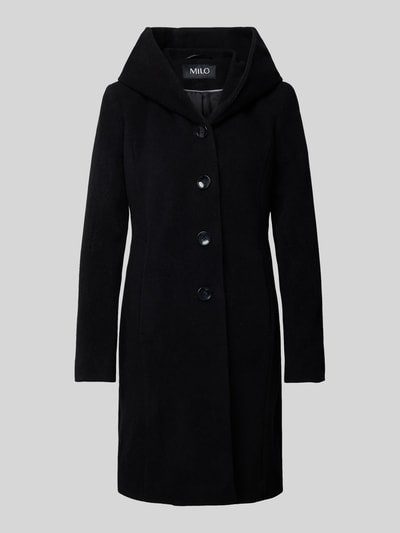 Peek & Cloppenburg Milo CoatsMantel mit Kapuze Modell 'Bella' in black Kostenloser Versand international