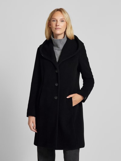 Peek & Cloppenburg Milo CoatsMantel mit Kapuze Modell 'Bella' in black Kostenloser Versand international