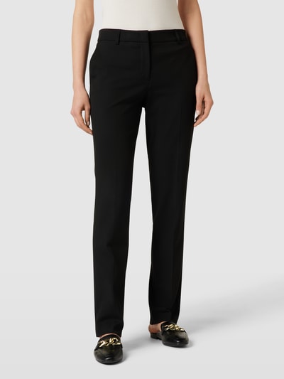 Peek & Cloppenburg Christian Berg Woman SelectionStoffhose mit Bügelfalten in black Outlet