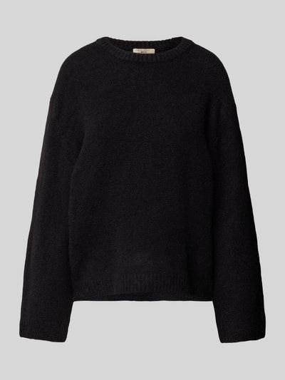 Peek & Cloppenburg Gina TricotStrickpullover mit Rundhalsausschnitt in black Schlussverkauf