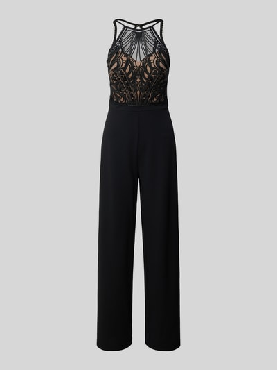 Peek & Cloppenburg LipsyJumpsuit mit Spitzenbesatz in black Fabrikverkauf