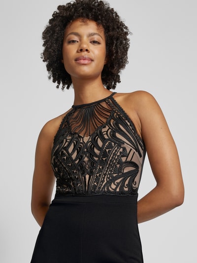 Peek & Cloppenburg LipsyJumpsuit mit Spitzenbesatz in black Fabrikverkauf