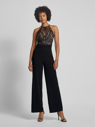 Peek & Cloppenburg LipsyJumpsuit mit Spitzenbesatz in black Fabrikverkauf