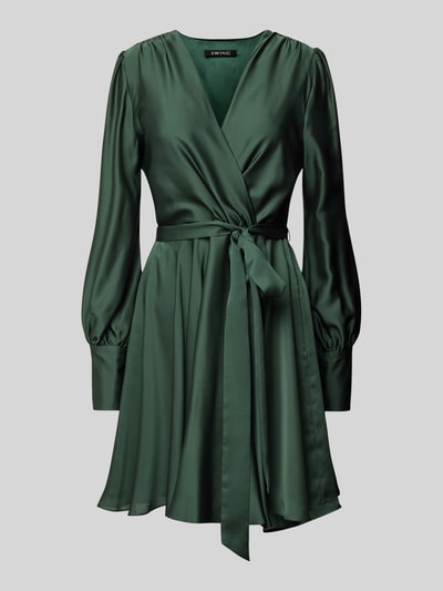Peek & Cloppenburg SwingCocktailkleid in Wickel-Optik in dunkelgruen Limitierter Zeitrabatt