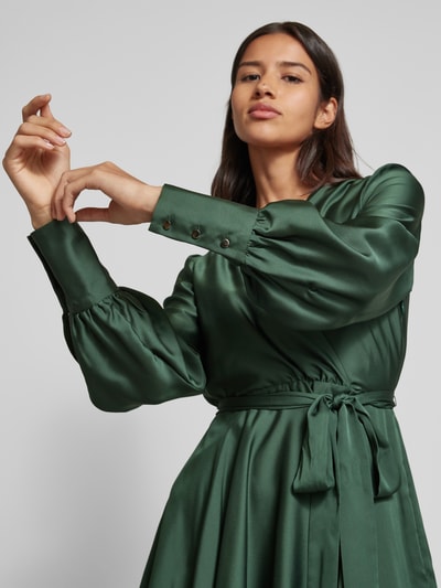 Peek & Cloppenburg SwingCocktailkleid in Wickel-Optik in dunkelgruen Limitierter Zeitrabatt
