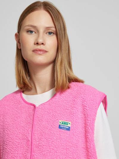 Peek & Cloppenburg American VintageWeste aus Teddyfell Modell 'HOKTOWN' in pink Fabrik Onlineshop