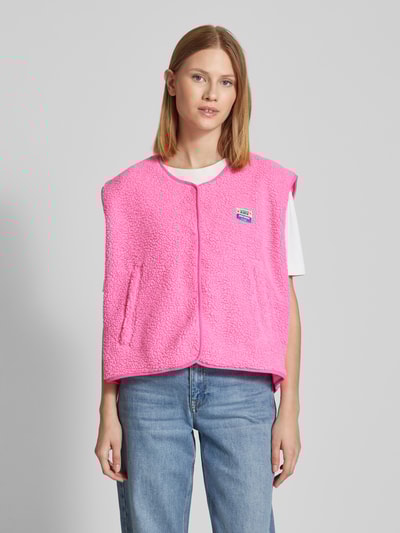Peek & Cloppenburg American VintageWeste aus Teddyfell Modell 'HOKTOWN' in pink Fabrik Onlineshop