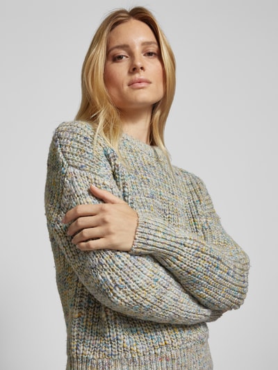 Peek & Cloppenburg Jake*s CasualStrickpullover mit überschnittenen Schultern in bleu Rabatt