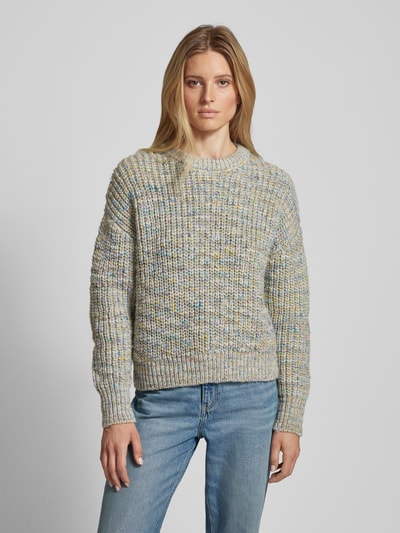 Peek & Cloppenburg Jake*s CasualStrickpullover mit überschnittenen Schultern in bleu Rabatt