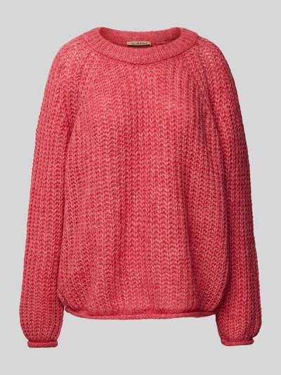 Peek & Cloppenburg Smith and SoulStrickpullover mit gerippten Abschlüssen in pink Versandkostenfrei