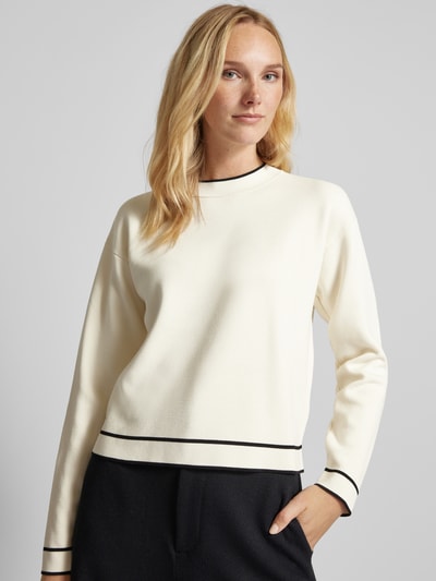 Peek & Cloppenburg MangoPullover mit Rundhalsausschnitt Modell 'COMO' in offwhite Preisnachlass