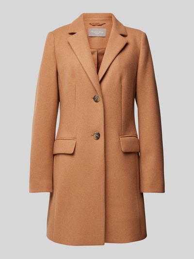 Peek & Cloppenburg Christian Berg Woman SelectionMantel mit Reverskragen in hellbraun Cyber Monday