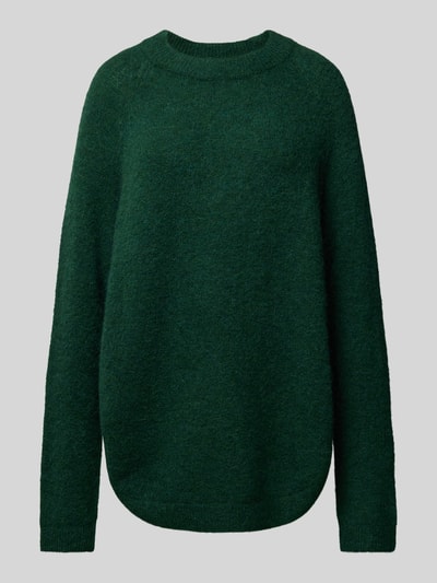 Peek & Cloppenburg MSCH CopenhagenOversized Strickpullover mit Rundhalsausschnitt Modell 'Lessine' in dunkelgruen Muttertagsangebot