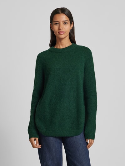 Peek & Cloppenburg MSCH CopenhagenOversized Strickpullover mit Rundhalsausschnitt Modell 'Lessine' in dunkelgruen Muttertagsangebot