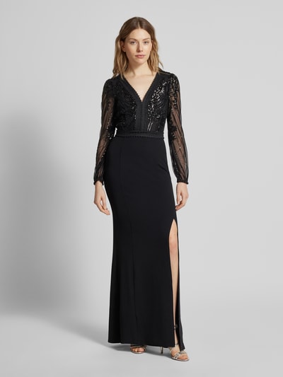 Peek & Cloppenburg LipsyAbendkleid mit Paillettenbesatz in black Jubiläumsangebot