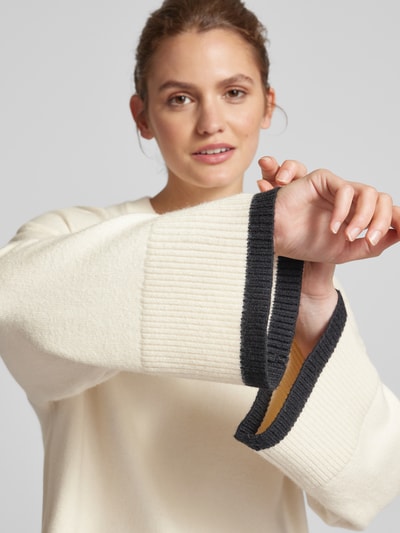 Peek & Cloppenburg Gina TricotOversized Strickpullover mit Kimonoärmeln in ecru Neuheiten