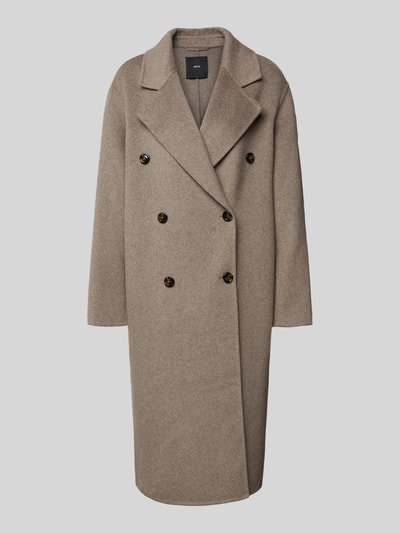 Peek & Cloppenburg MangoWollmantel mit Reverskragen Modell 'PICAROL' in mittelbraun Sonderangebote