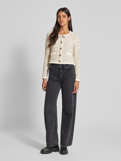 Peek & Cloppenburg Jake*s CollectionCardigan mit Rundhalsausschnitt in ecru Riesige Ersparnisse