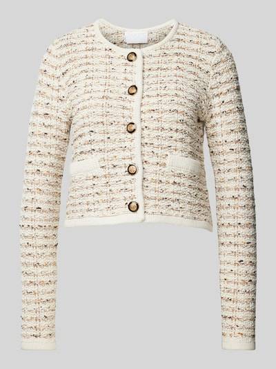 Peek & Cloppenburg Jake*s CollectionCardigan mit Rundhalsausschnitt in ecru Riesige Ersparnisse