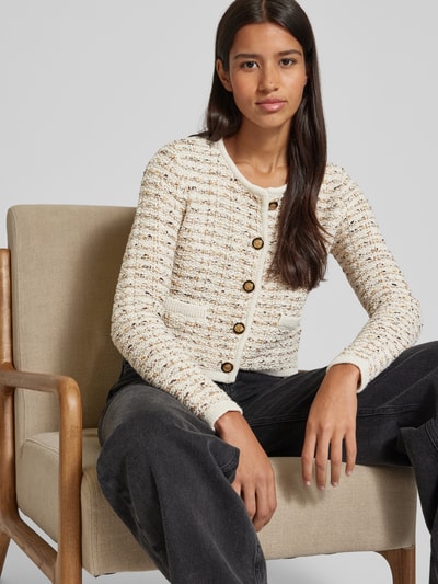 Peek & Cloppenburg Jake*s CollectionCardigan mit Rundhalsausschnitt in ecru Riesige Ersparnisse