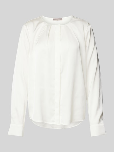 Peek & Cloppenburg Christian Berg Woman SelectionRegular Fit Bluse mit verdeckter Knopfleiste in ecru Kostenlose Rückgabe