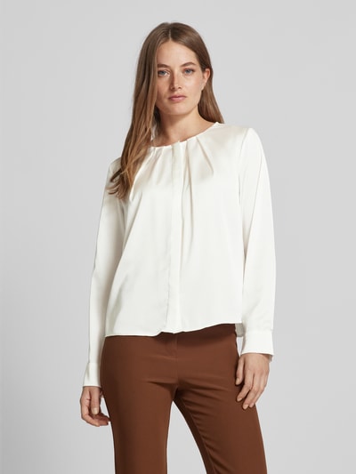 Peek & Cloppenburg Christian Berg Woman SelectionRegular Fit Bluse mit verdeckter Knopfleiste in ecru Kostenlose Rückgabe