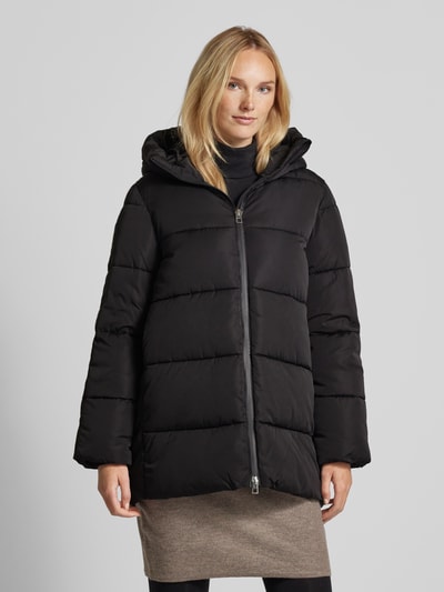Peek & Cloppenburg MangoSteppmantel mit Zweiwege-Reißverschluss Modell 'TOKYO' in black Letzte 2 Tage