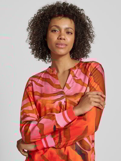 Peek & Cloppenburg Emily Van den BerghRegular Fit Bluse mit V-Ausschnitt in pink Letzter Tag