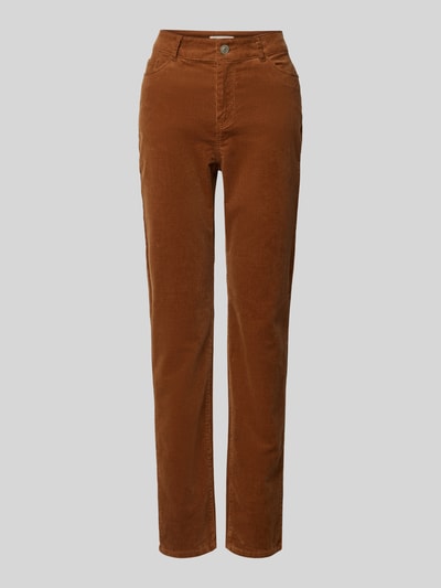 Peek & Cloppenburg Christian Berg WomanRegular Fit Cordhose im 5-Pocket-Design in cognac Zeitbegrenzte Promotion
