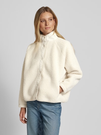 Peek & Cloppenburg Jake*s CasualSweatjacke mit Teddyfell in ecru Bis zu 50% Rabatt